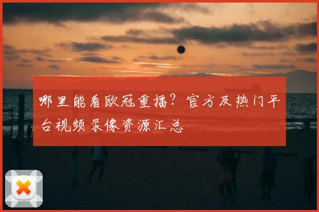 哪里能看欧冠重播？官方及热门平台视频录像资源汇总